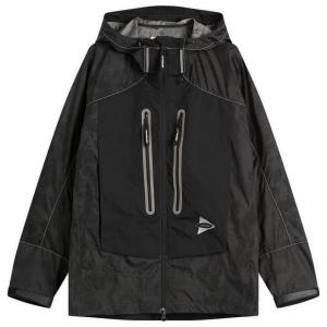 End. x And Wander Куртка из нейлона с принтом, Charcoal