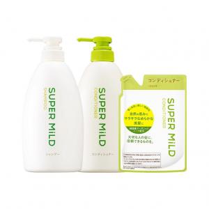 Super Mild Shiseido Green Meadow аромат, набор шампуня и кондиционера глубокой очистки большой емкости 600мл*2