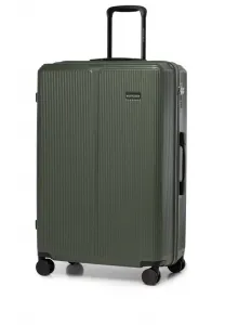 Большой чемодан на колесах с кодовым замком Wittchen, Dark Green