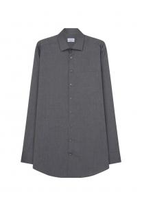 Повседневная рубашка SEIDENSTICKER Regular fit Button Up Shirt, темно-серый