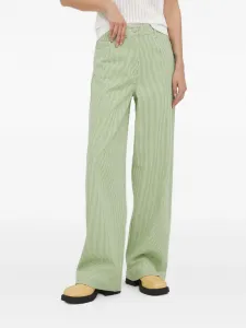 Брюки в полоску Remain, зеленый