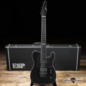 Гитара ESP E-II T-B7 Baritone 7-струнная с EMG и чехлом - черный сатин