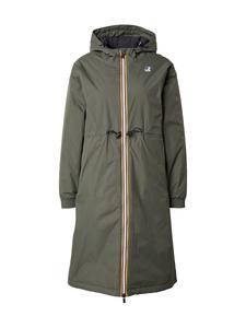 Зимнее пальто K-Way Le Vrai 4.0 Delia, темно-зеленый