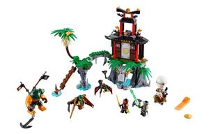 Конструктор из пластиковых деталей "Великая битва: остров тигровых пауков" 301 деталь 70604 LEGO