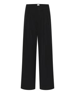 My Essential Wardrobe Широкие брюки 'Sille' со складками в черном цвете