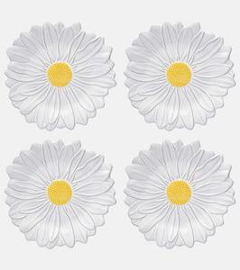 Набор из 4 десертных тарелок Maria Flor Daisy Bordallo Pinheiro