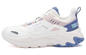 Кроссовки Lifestyle женские с низким верхом Feather Белый/свежий розовый/синий 361°