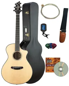 Breedlove Бридулав Орегон Концерт CE - Натуральная древесина ситка-мирт с жестким футляром