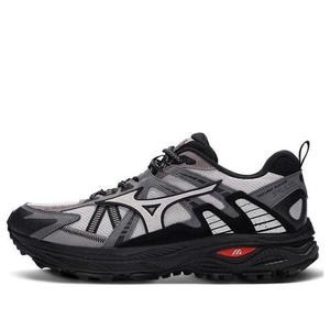 Кроссовки racer trail 'grey black' Mizuno, серый