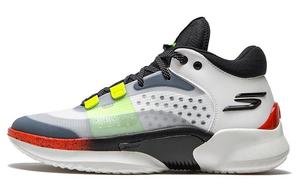 Кроссовки Skechers SKX Resagrip White Black Orange, белый/черный/оранжевый