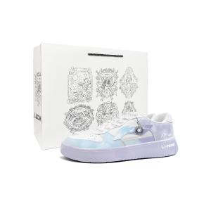 Непромокаемые лодки Pontoon с противоскользящим и устойчивым к истиранию покрытием, увеличивающие высоту кроссовки для скейтборда Low Top Unisex LINING, синий фиолетовый