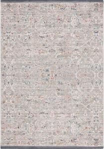 Ковер SAFAVIEH, 122 x 183 см, Vivaldi Collection, цвета ivory и navy, традиционный винтажный восточный дизайн, не линяет и прост в уходе, идеален для помещений с высокой проходимостью: прихожая, гостиная, спальня (VIV596A)