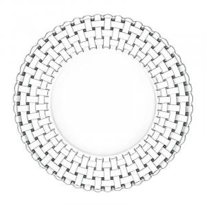 Тарелка Bossa Nova маленькая/салатная тарелка, набор стеклянных тарелок 2 шт 23 см Nachtmann, прозрачный