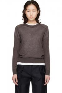 Loulou De Saison Коричневый свитер Ditto Fluid