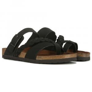 Женские кожаные сандалии Hazy со стелькой White Mountain, черный