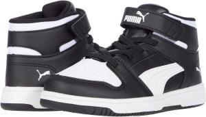 Кроссовки Rebound Layup Synthetic Leather Hook and Loop PUMA, цвет Puma Black/Puma White