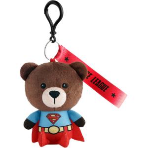 Кукла-брелок Warner, Justice League Cool Bear, плюш, высота 10 см HUGKIS