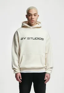 Толстовка оверсайз с логотипом 2Y Studios, Off White