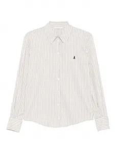 Полосатая рубашка Patrizia Pepe, нейтральный