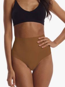 Бесшовное стринги с зоной сглаживания Commando, Caramel