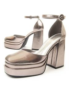 Туфли Salonnt6 серого цвета Montevita