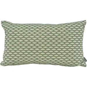 Декоративная подушка Nalou для дивана, включая наполнитель, 50x50 см, декоративная подушка, с узором H.O.C.K., Grün-beige + gemustert