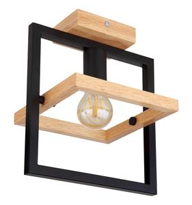 Настольная лампа Globo черный, темно-коричневый, 25/19,8/28 см