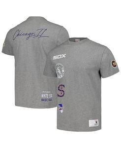 Мужская футболка Heather Grey Chicago White Sox Cooperstown Collection City Collection Mitchell & Ness
