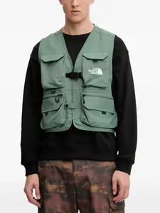 Жилет с карманами в стиле милитари The North Face, зеленый
