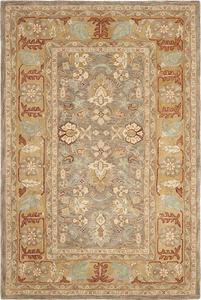 Ковер SAFAVIEH, 183 x 275 см, Anatolia Collection - Brown & Camel, ручной работы традиционный восточный из шерсти, идеален для помещений с высокой проходимостью в гостиной, спальне (AN577A)
