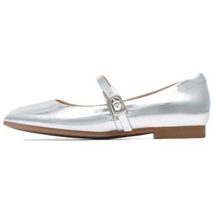 Блок-каблук Мэри Джейн Туфли 1,5 см Женские BASTO, Экрю