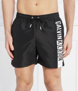 Шорты мужские Calvin Klein Swimwear пляжные с задним карманом, черный