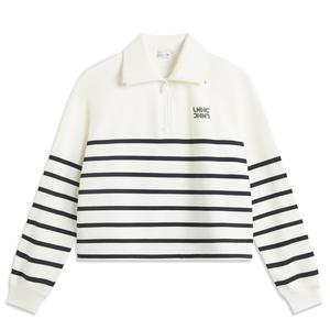 LINING Толстовка Sports Life Collection женская ivory/black