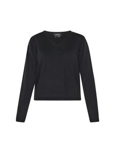 Женский свитер черного цвета usha BLACK LABEL