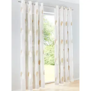 Шторы с люверсами, 1 шт. Heine Home, песочный