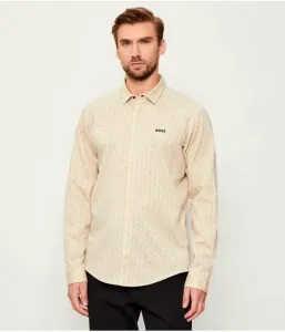 Футболка B_EXCURSE_L regular fit Boss Green, бежевый