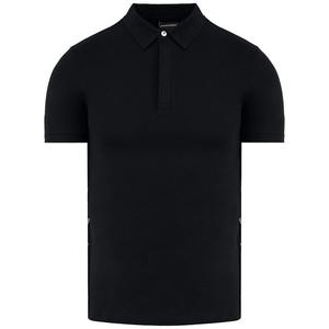 Мужская рубашка-поло Emporio черная Armani, черный