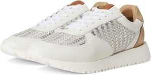 Кроссовки Lucky Brand Deva Woven Leather Sneaker, белый