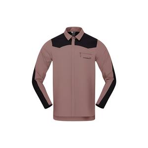 Рубашка мужская Stand Collar Moderate Others NORRONA, розовый