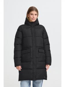 Зимнее пальто OXMINNA LONG JACKET черного цвета Oxmo