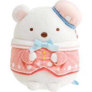 SAN-X Corner Creature White Bear плюшевая кукла высотой 9cm