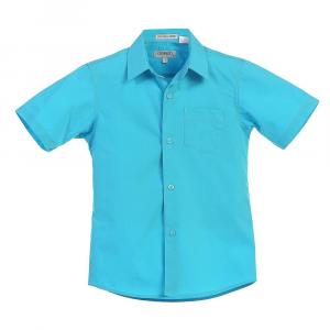 Однотонная классическая рубашка Gioberti для мальчиков с короткими рукавами, цвет Teal