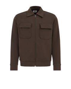 WE Fashion Куртка для межсезонья в темно-коричневом цвете