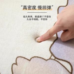 Budis Ковер 200х250 см из велюра для гостиной/детской, утолщенный, игровой коврик Rainbow Dream, 4M