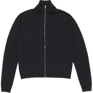 Кардиган с логотипом на молнии Acne Studios, черный