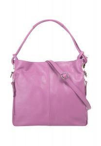 Шопер, натуральная кожа, сделано в Италии Samantha Look, цвет Violett