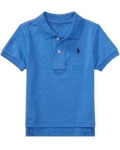 Поло Polo Ralph Lauren Kids Cotton Interlock Polo Shirt, цвет Scottsdale Blue