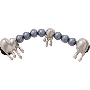 Crocs Аксессуары для обуви из цинкового сплава Unisex Silver/Purple