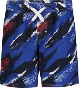 Плавки-шорты Tommy Hilfiger Boy's Tommy Logo Script (для детей старшего возраста), Wave Aop