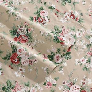 Комплект простыней из перкаля с принтом Laura Ashley Ashfield, цвет Ashfield Tan